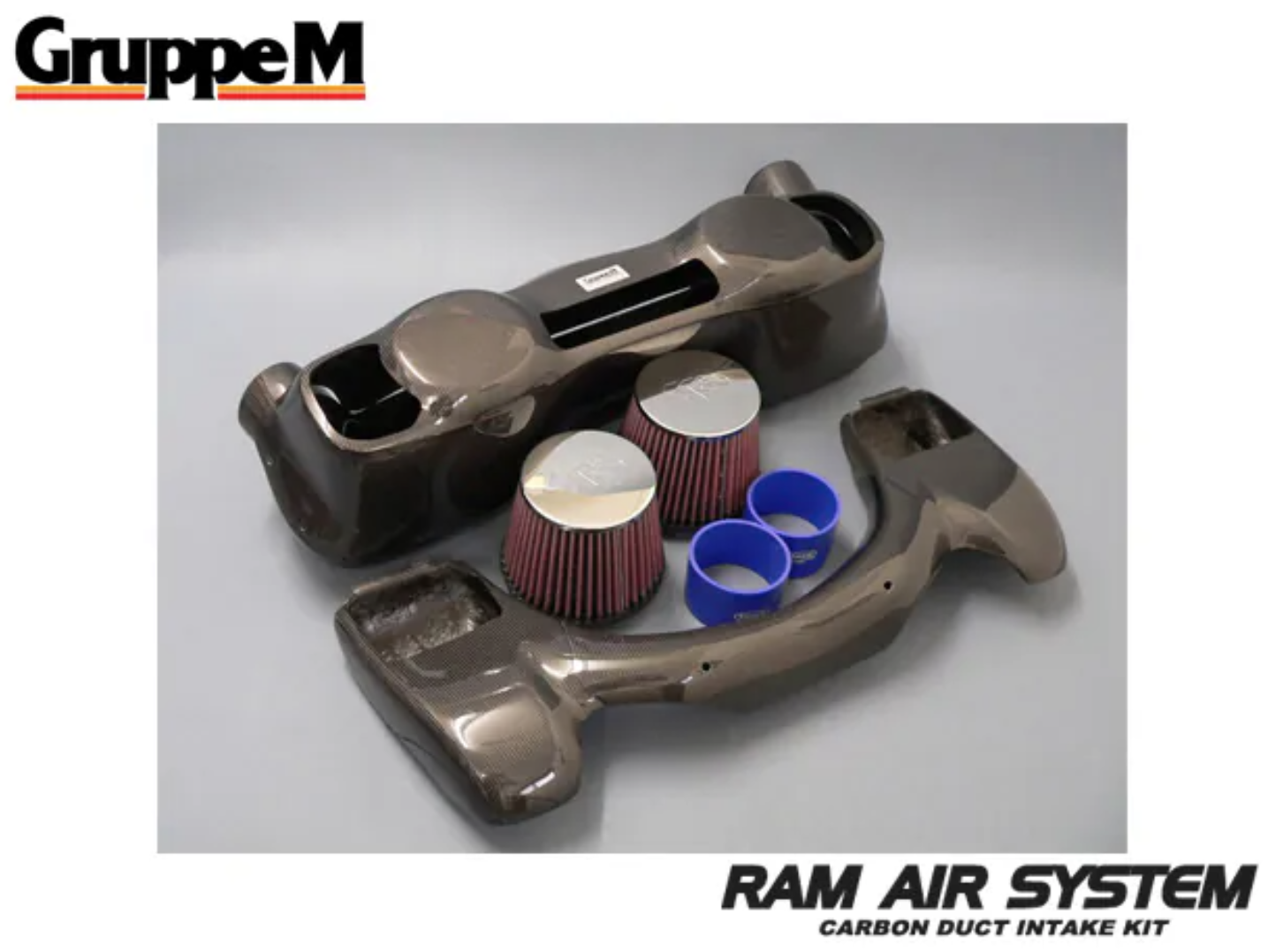 GruppeM CARBON 進氣組 PORSCHE 911 997 3.6 TURBO 2006-2009