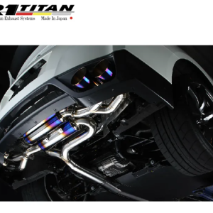R1TITAN EXTRA STTI Gold Ring 排氣管 NISSAN R35 GT-R