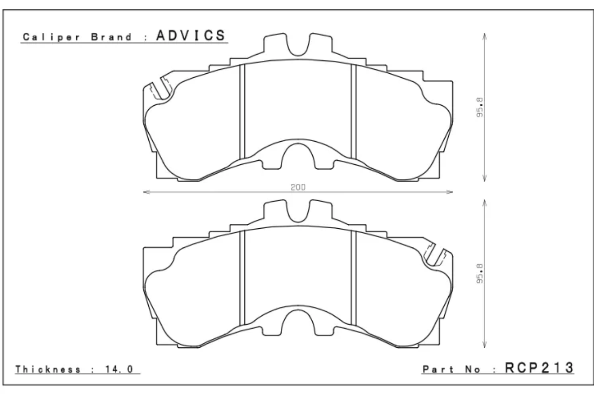 ENDLESS MX72 PLUS 來令片(前) LEXUS RX500h F SPORT 2023-:圖片 3