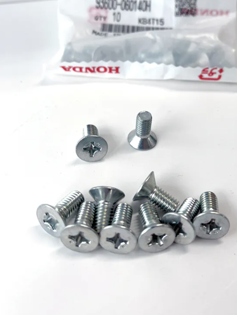 HONDA 原廠 平頭螺絲 碟盤平頭螺絲 6x14mm(10個):圖片 4