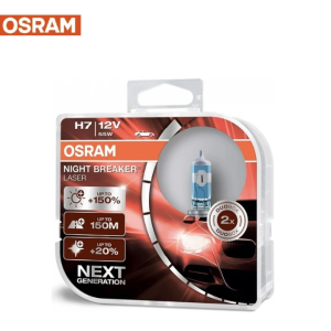 OSRAM 歐司朗 耐激光 H7 加亮150%汽車燈泡